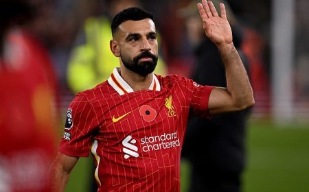 Mohamed Salah is bidding farewell to Liverpool FC after nine legendary years.