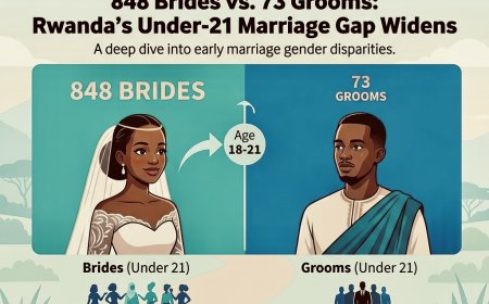 848 Brides vs. 73 Grooms: Rwanda’s Under-21 Marriage Gap Widens