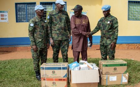 Rwandan Peacekeepers Provide Medical Support to Boali Community