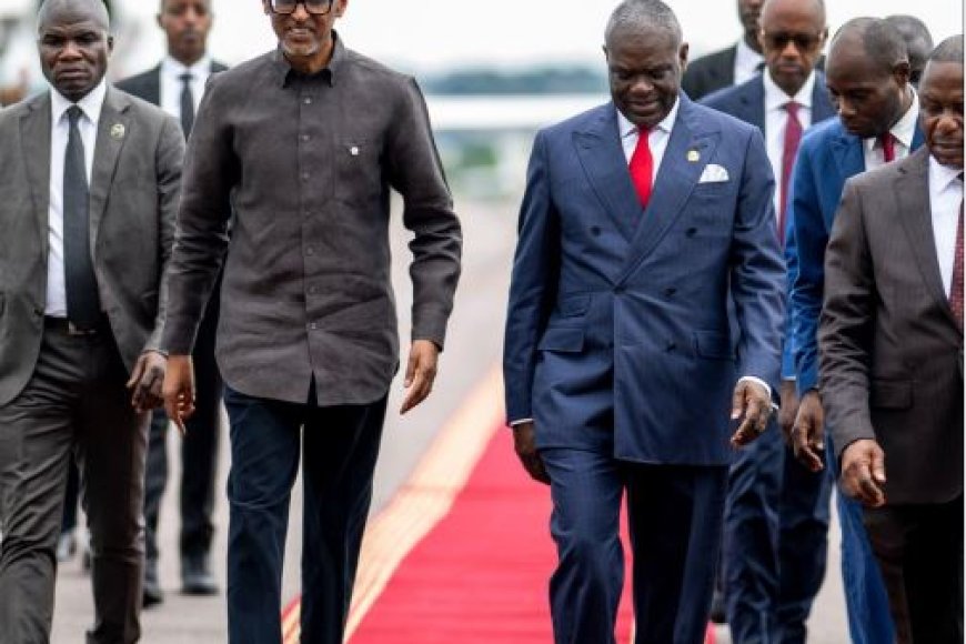 President Kagame Arrives in Brazzaville for President Nguesso's Inauguration Ceremony