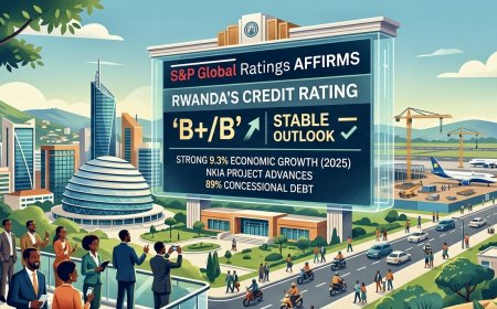 S&P Results Confirm Rwanda's 'B+/B' Credit Rating and Stable Economic Outlook