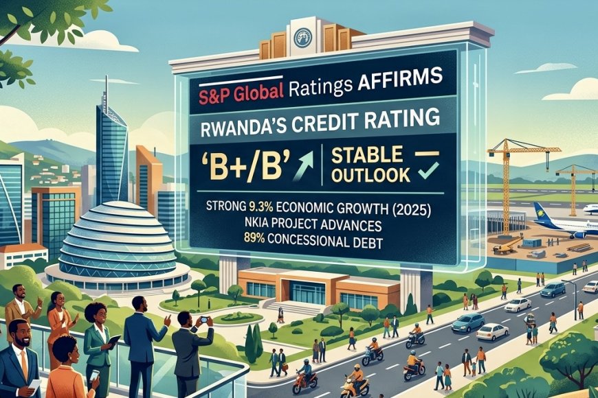 S&P Results Confirm Rwanda's 'B+/B' Credit Rating and Stable Economic Outlook
