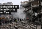 Eight Killed in Israeli Airstrike on Tyre as Lebanon-Israel Talks Face New Tensions