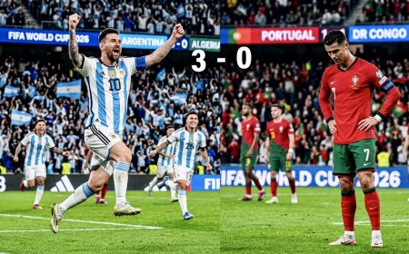 FIFA World Cup 2026: Messi Scores Historic Hat-Trick as Ronaldo Blanks in Opener