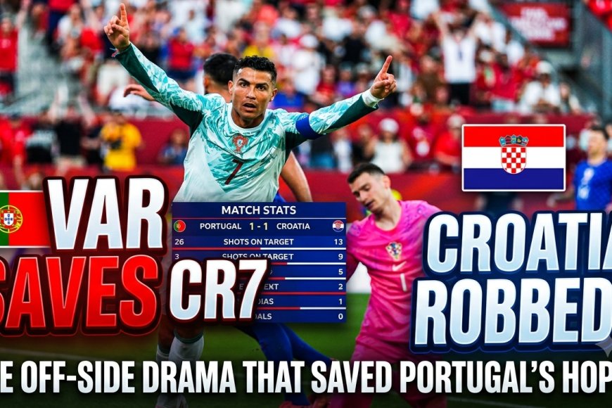 VAR Drama Rescues Cristiano Ronaldo and Portugal in World Cup Thriller Against Croatia